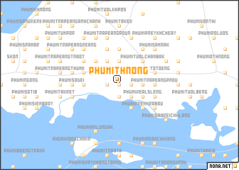 map of Phumĭ Thnóng