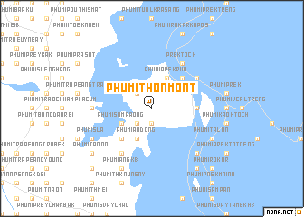 map of Phumĭ Thónmônt