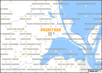 map of Phumĭ Thum