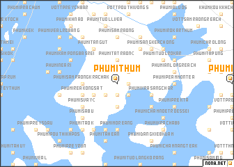 map of Phumĭ Thum