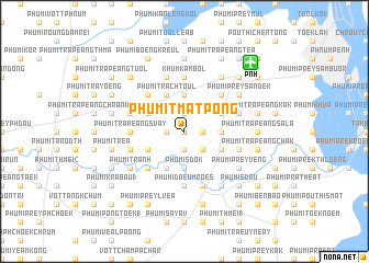 map of Phumĭ Tmat Pông