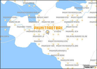 map of Phumĭ Tnaôt Băk