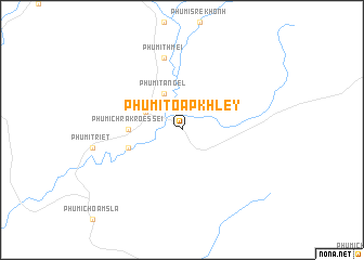 map of Phumĭ Toăp Khley