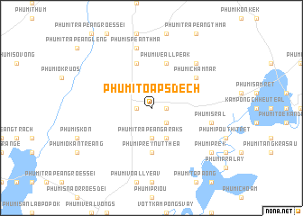 map of Phumĭ Toăp Sdéch