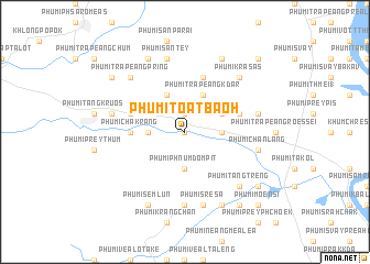 map of Phumĭ Toăt Baôh