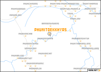 map of Phumĭ Tœ̆k Khyăs