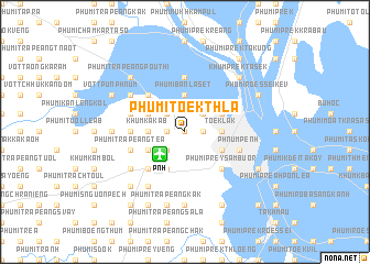 map of Phumĭ Tœ̆k Thla