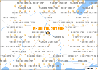 map of Phumĭ Tól Phteăh