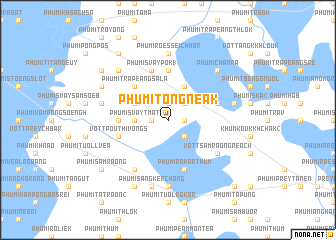 map of Phumĭ Tông Néak