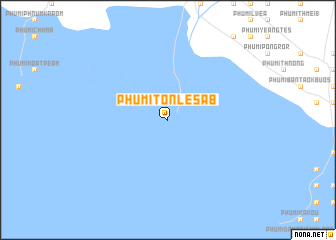 map of Phumĭ Tônlé Sab
