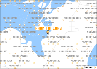 map of Phumĭ Tônloăb