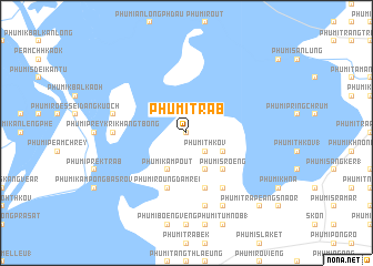 map of Phumĭ Tráb