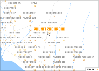 map of Phumĭ Trach Pôk (1)