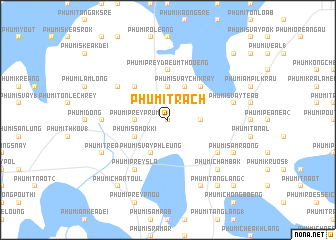 map of Phumĭ Trach