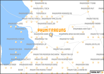 map of Phumĭ Traeung