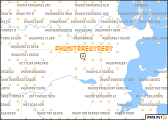 map of Phumĭ Traeuy Néay