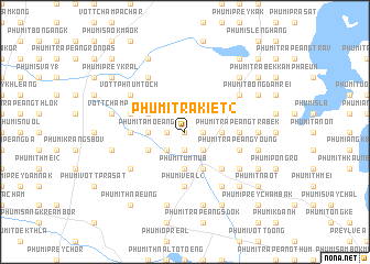 map of Phumĭ Trâkiĕt (2)