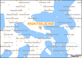 map of Phumĭ Trâlach Sâ