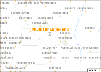 map of Phumĭ Trâlêng Kêng