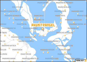 map of Phumĭ Trângĕl