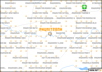 map of Phumĭ Trănh