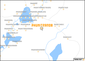 map of Phumĭ Trânób