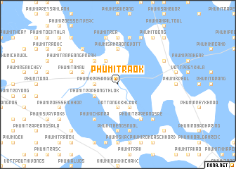 map of Phumĭ Traôk