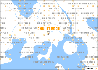 map of Phumĭ Traôk