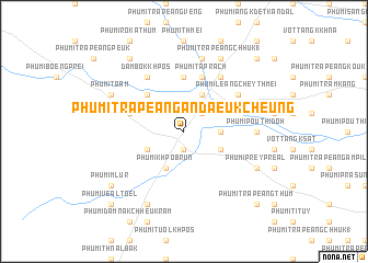 map of Phumĭ Trâpeăng Ândaeuk Cheung