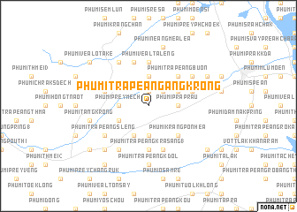 map of Phumĭ Trâpeăng Ângkrông