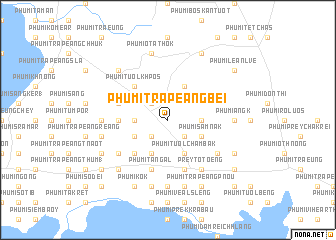 map of Phumĭ Trâpeăng Bei