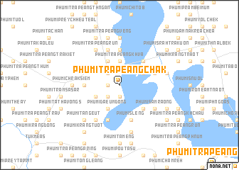 map of Phumĭ Trâpeăng Châk