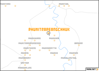 map of Phumĭ Trâpeăng Chhuk