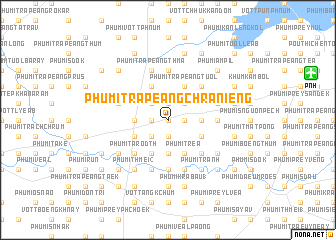 map of Phumĭ Trâpeăng Chrâniĕng