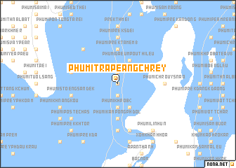 map of Phumĭ Trâpeăng Chrey