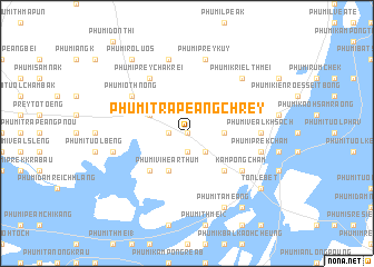 map of Phumĭ Trâpeăng Chrey