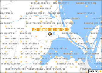 map of Phumĭ Trâpeăng Kák