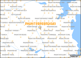 map of Phumĭ Trâpeăng Kdei