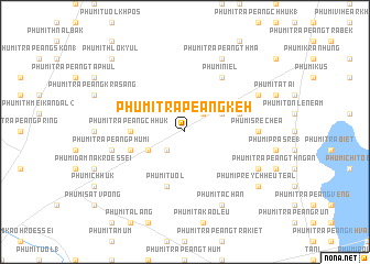 map of Phumĭ Trâpeăng Kéh