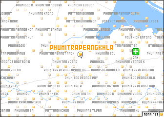 map of Phumĭ Trâpeăng Khla