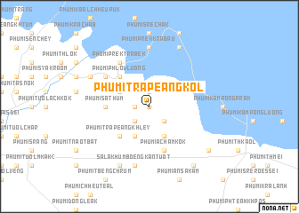 map of Phumĭ Trâpeăng Kól