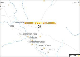 map of Phumĭ Trâpeăng Kông