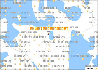 map of Phumĭ Trâpeăng Krêt