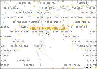 map of Phumĭ Trâpeăng Leuk