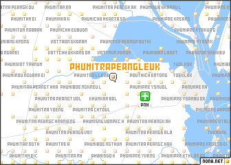 map of Phumĭ Trâpeăng Leuk