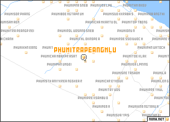 map of Phumĭ Trâpeăng Mlu