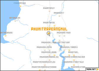 map of Phumĭ Trâpeăng Mul