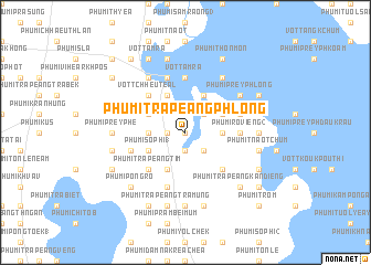 map of Phumĭ Trâpeăng Phlŏng