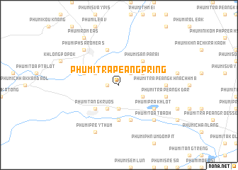 map of Phumĭ Trâpeăng Pring