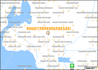 map of Phumĭ Trâpeăng Rœssei